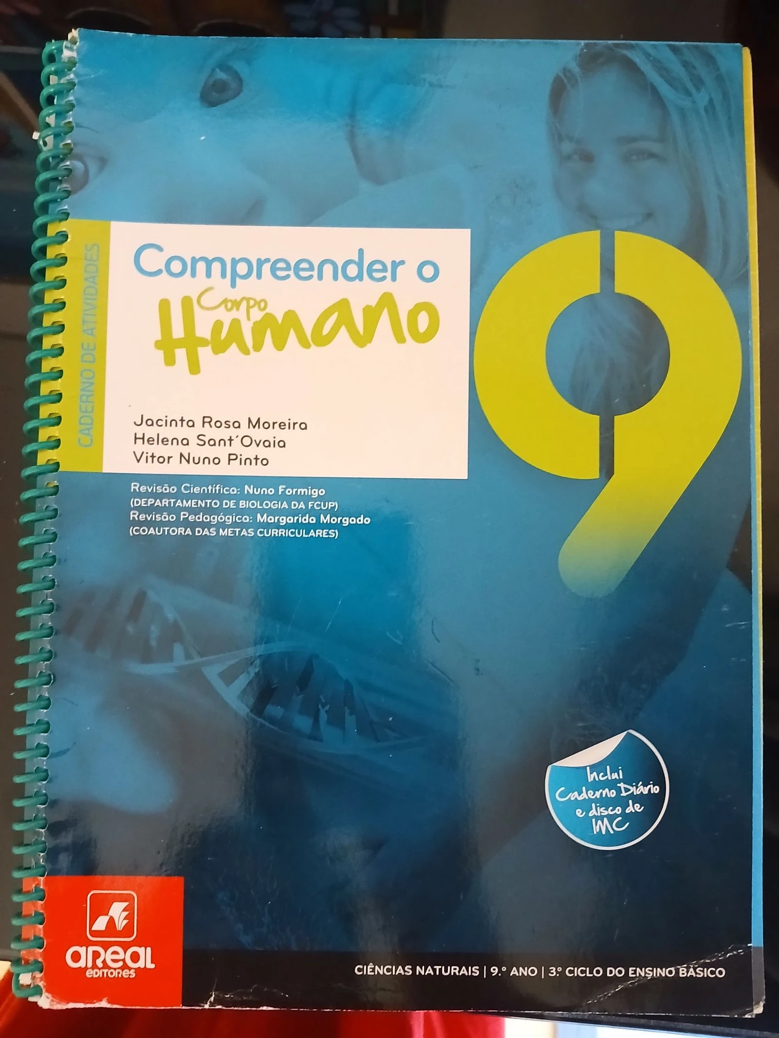Compreender o Corpo Humano 9 - Caderno Atividades 
